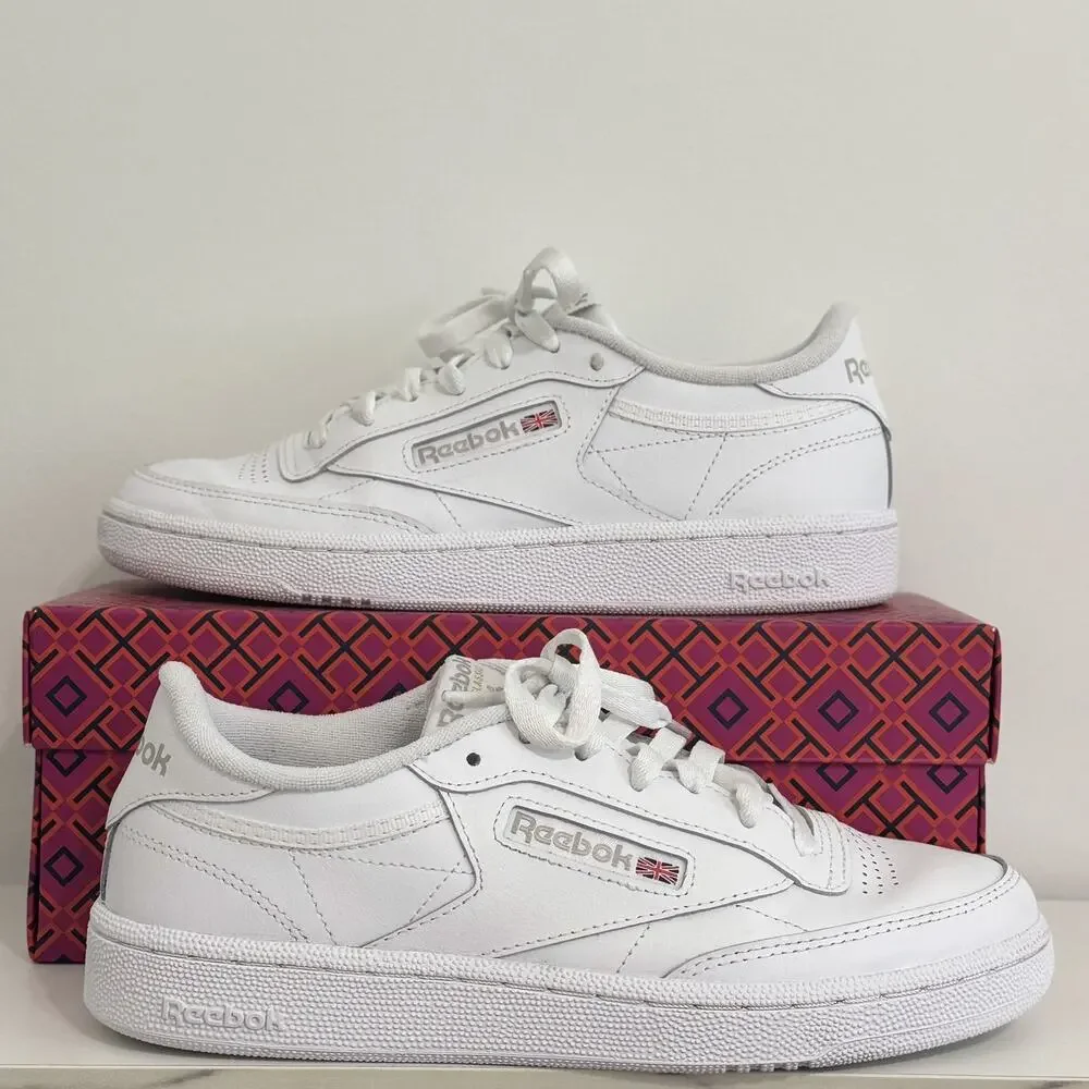Size 8 - Reebok Club C 85 White Light Grey Women’s Size 8 Vintage Reebok